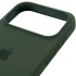 Чехол Silicone Case (AA) Logo with MagSafe для Apple iPhone 17 Pro (6.3") – Зеленый / Cyprus Green. Фото 9 из 11