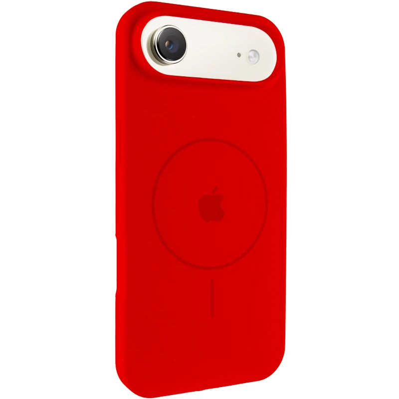 Чохол Silicone Case Full Protective (AA) V2 with MagSafe для Apple iPhone 17 Air (6.5") – Червоний / Red. Фото 3 з 11