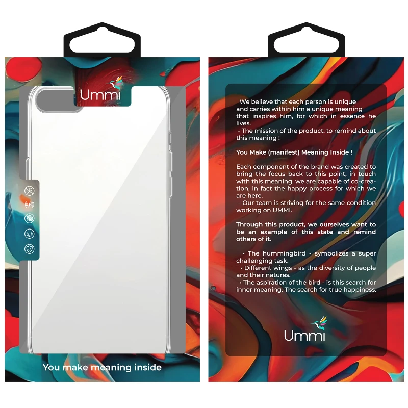 Чохол TPU Ummi transparent для Apple iPhone 17e (6.1") – Clear. Фото 2 з 2