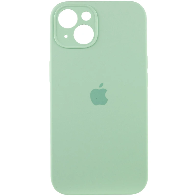 Чехол Silicone Case с защитой камеры для Apple iPhone 13 (6.1") – Зеленый / Pistachio. Фото 2 из 7