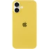 Чохол Silicone Case з закритим низом на Apple iPhone 16 – Жовтий / Yellow. Фото 1 з 8