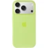 Чохол Silicone case (AAA) with Magsafe and Animation для Apple iPhone 17 Pro (6.3") – Neon Yellow. Фото 3 з 7
