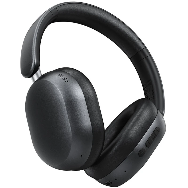 Накладні бездротові навушники Acefast H12 ANC – Black. Фото 2 з 5