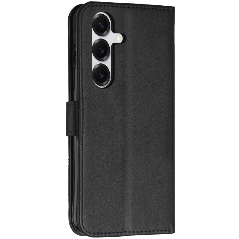 Кожаный чехол-книжка Jet Cover для Samsung Galaxy S26 – Black. Фото 3 из 4