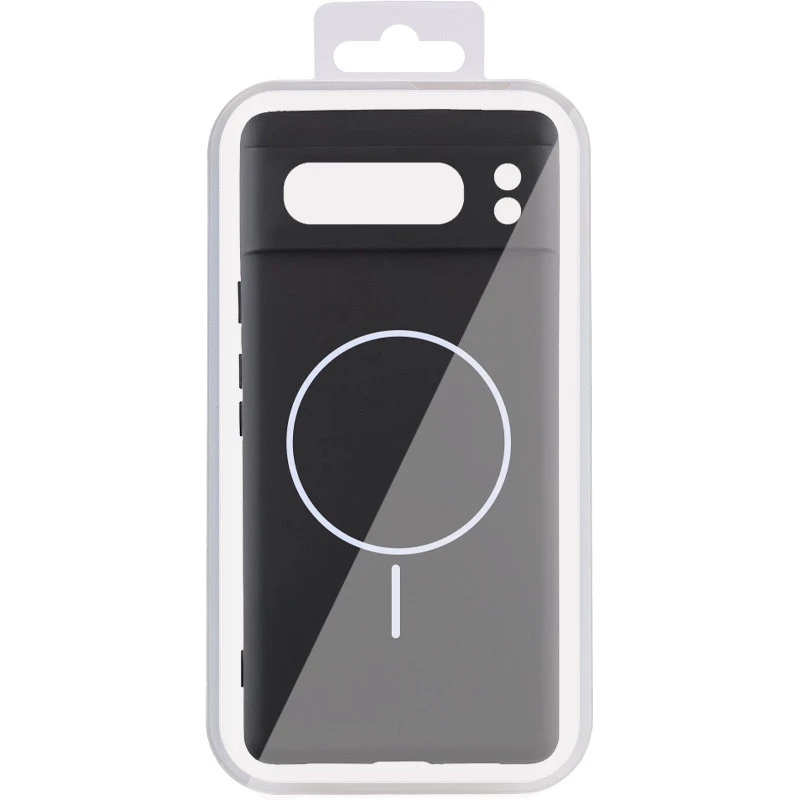 Силіконовий чохол Lakshmi MagFit з захистом камери для Google Pixel 8 Pro – Чорний / Black. Фото 4 з 4