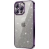 TPU+PC чехол с блестками на Apple iPhone 12 (6.1") – Purple. Фото 2 из 10