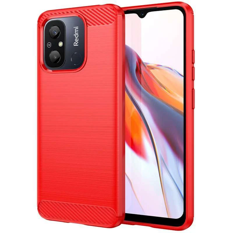 

Тонкий силиконовый чехол Slim для Xiaomi Redmi 12C / Poco C55 (Красный), Червоний