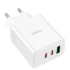 МЗП Hoco C126A PD40W+QC3.0 (1USB/2Type-C) – White. Фото 4 з 5