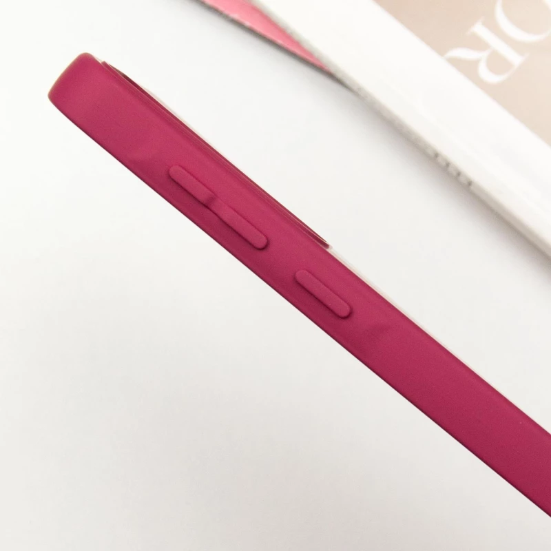 Чохол Silicone Case Lakshmi з закритою камерою на Samsung Galaxy A35 – Бордовий / Marsala. Фото 7 з 11