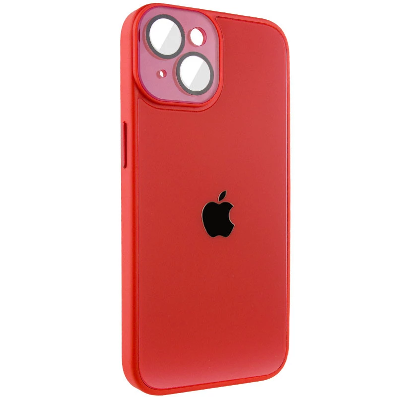 Силіконовий сапфіровий чохол з захистом камери на Apple iPhone 14 (6.1") – Червоний / Red. Фото 4 з 8