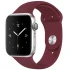 Силіконовий ремінець для Apple Watch Sport Band 38 / 40 (S/M & M/L) 3pcs – Бордовий / Plum. Фото 1 з 1