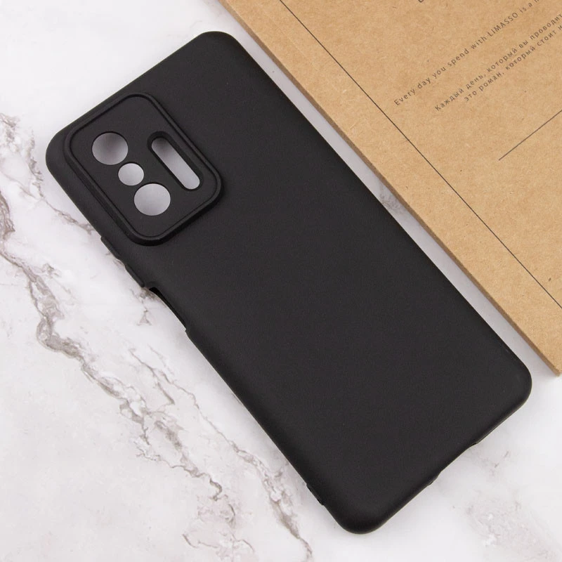 Чехол Silicone Case Lakshmi Plus с закрытой камерой для Xiaomi 11T / 11T Pro – Черный / Black. Фото 4 из 4