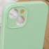 Чехол с защитой камеры Silicone Case для Apple iPhone 14 (6.1") – Зеленый / Pistachio. Фото 5 из 6