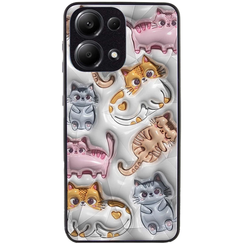 Чохол Prisma Plush для Xiaomi Redmi Note 13 Pro 5G – Kittens. Фото 2 з 2
