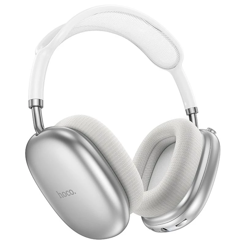 Накладні бездротові навушники Hoco W55 Pleasing – silver. Фото 1 з 2