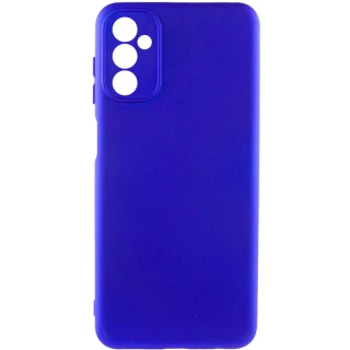 Чехол Silicone Case Lakshmi с закрытой камерой для Samsung Galaxy M34 5G — Синий / Iris