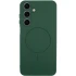Силіконовий чохол Lakshmi MagFit з захистом камери для Samsung Galaxy A17 4G/5G – Зелений / Dark green. Фото 1 з 1