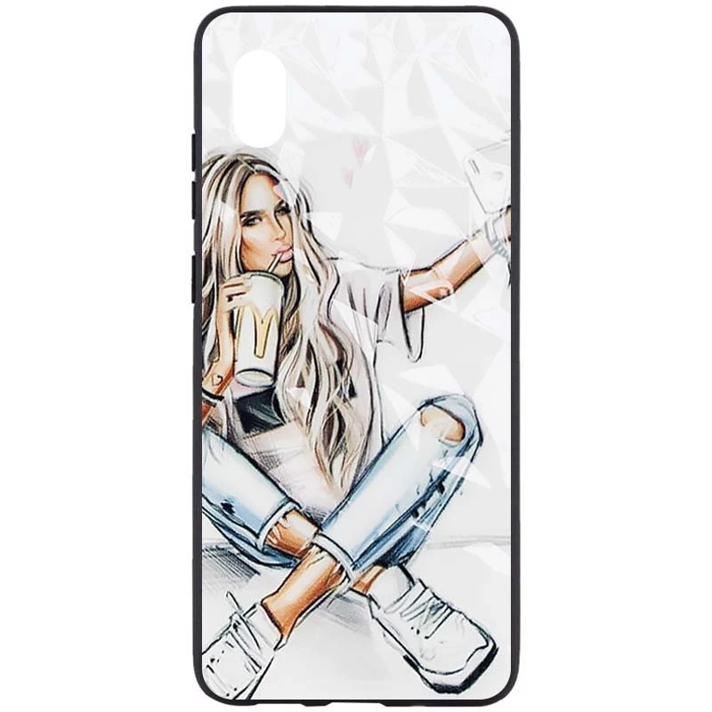 

Стеклянный чехол Prisma Ladies на Samsung Galaxy M01 Core / A01 Core (Selfie)