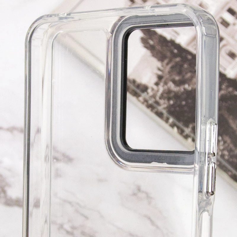 Цветной чехол TPU+PC на Xiaomi Redmi 12 – Clear. Фото 6 из 6