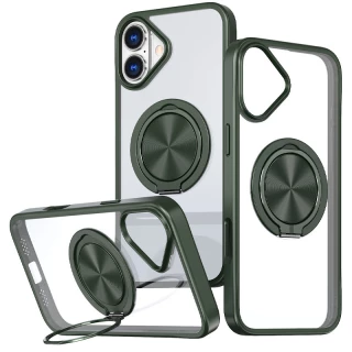 TPU+PC чохол з магнітом та кільцем для Apple iPhone 16 фото 1 з 1