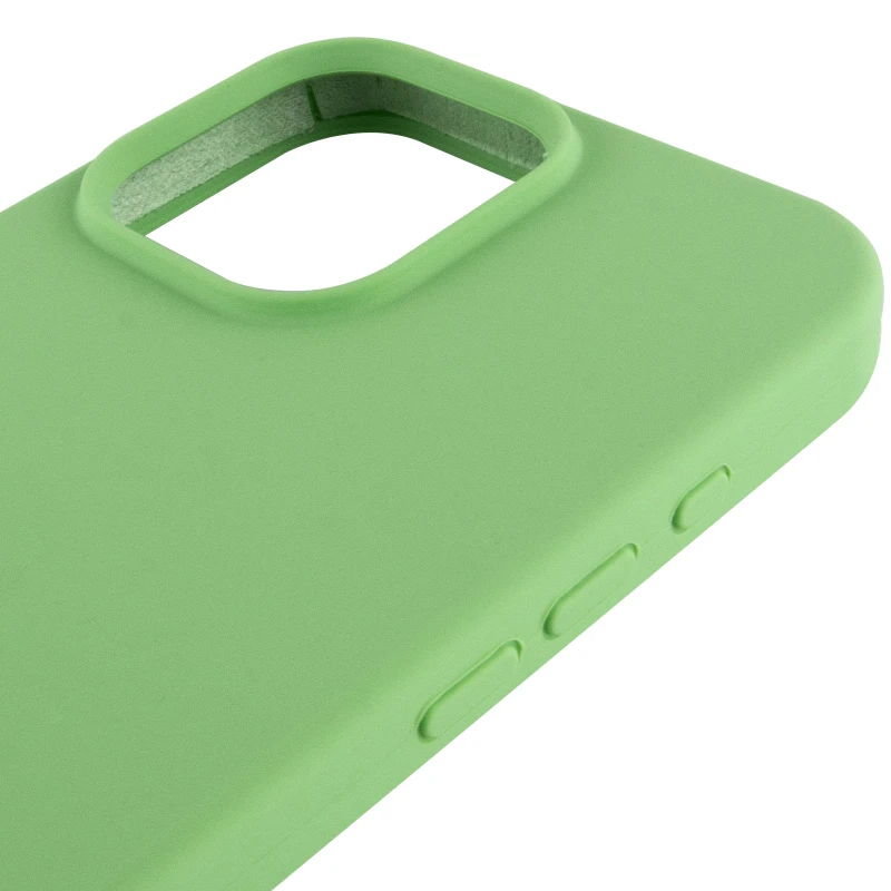Чохол Silicone Case з закритим низом на Apple iPhone 13 Pro (6.1") – М'ятний / Mint. Фото 7 з 8