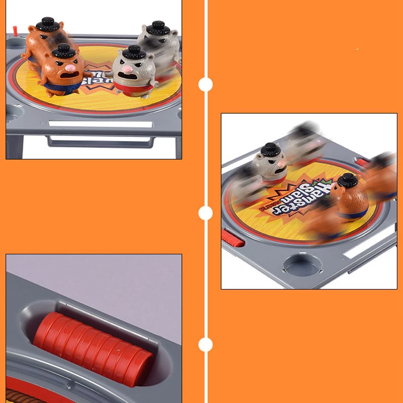 Настільна інтерактивна гра Ummi 10818 Hamster Slam – Grey. Фото 4 з 4