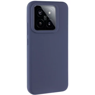 Чехол Silicone Case Lakshmi Premium на Xiaomi 14 Pro — Темно-синий / Midnight blue