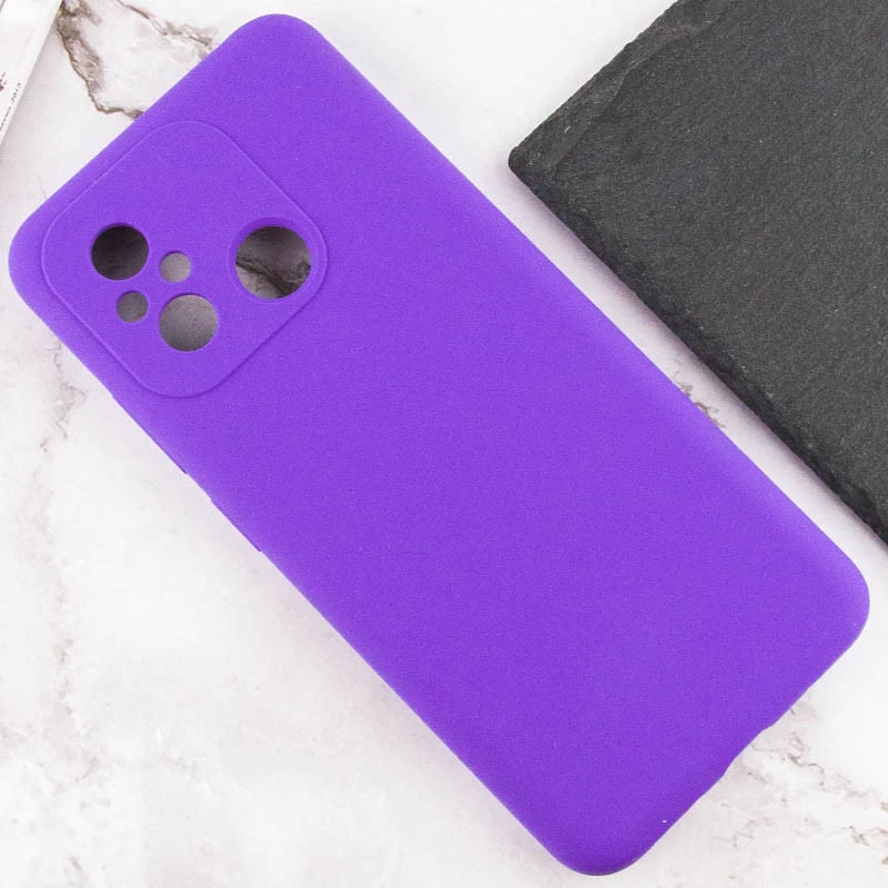 Чохол Silicone Case Lakshmi Premium із закритою камерою для Xiaomi Redmi 12C / Poco C55 – Фіолетовий / Amethyst. Фото 9 з 11