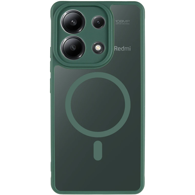 Чохол TPU Bloom with Magnetic Fit для Xiaomi Redmi Note 13 4G – Green. Фото 4 з 8