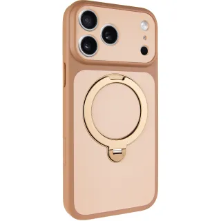 Чехол Ummi Full Camera with Magnetic Fit HQ Ring для Apple iPhone 18 Pro — Brown Gold
