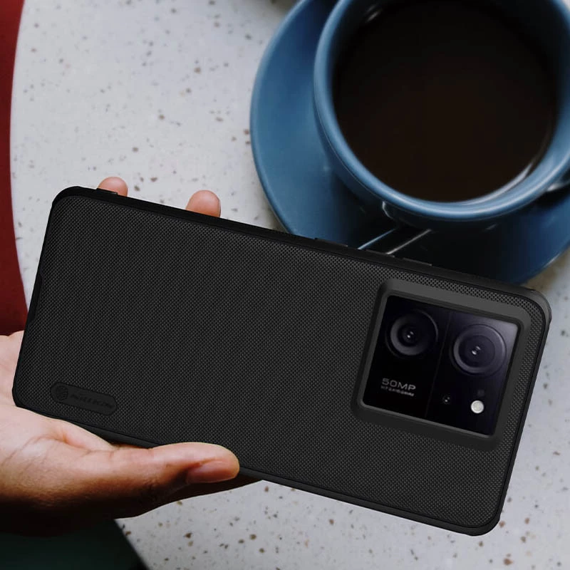 Пластикова накладка Nillkin Pro на Xiaomi 13T – Чорний / Black. Фото 7 з 8