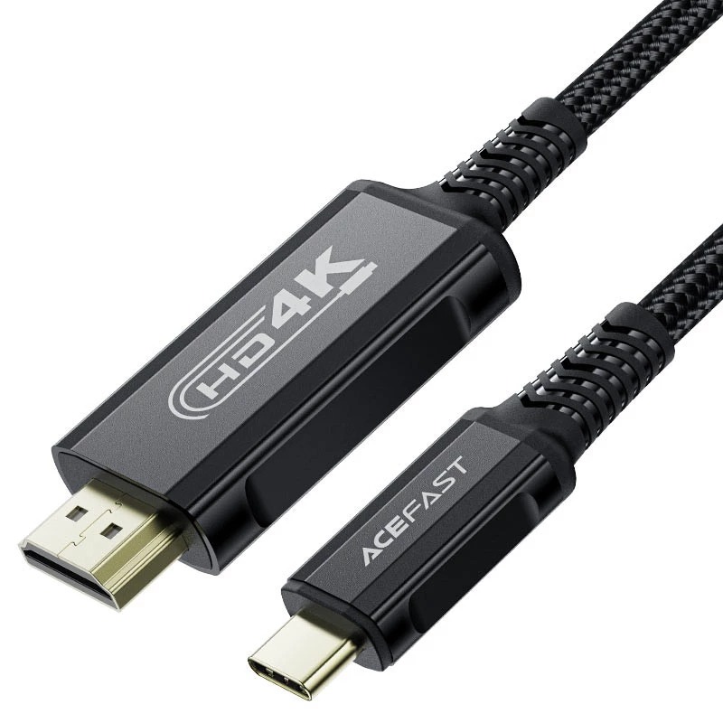 Дата кабель Acefast C1-10 USB-C to HDTV (1.8m) – Black. Фото 5 из 9