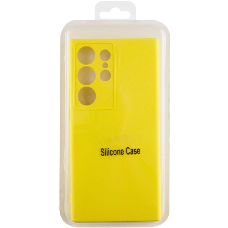 Чохол Silicone Case Lakshmi з закритою камерою на Samsung Galaxy S24 Ultra – Жовтий / Flash. Фото 12 з 12