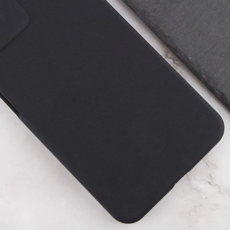 Чохол Silicone Case Lakshmi Premium з закритою камерою на Xiaomi Poco M6 4G – Чорний / Black. Фото 3 з 3