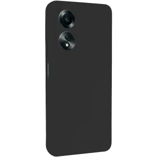 Чохол Silicone Case Lakshmi Premium із закритою камерою для Oppo A58 4G — Чорний / Black