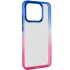 Силіконовий чохол фреш на Xiaomi Redmi 13C – Рожевий / Синій. Фото 1 з 9