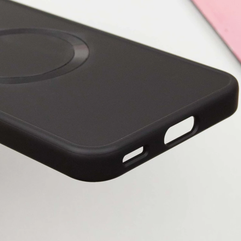 TPU чехол Bonbon с металлическими кнопками та MagSafe на Nothing Phone 2 – Черный / Black. Фото 8 из 9