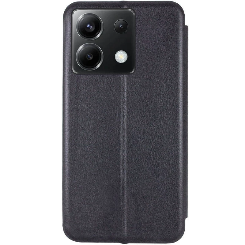 Чехол-книжка классический для Xiaomi Poco X6 – Черный. Фото 2 из 4