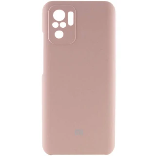 Чохол Silicone Case Premium з закритим низом та захистом камери на Xiaomi Redmi Note 10 / Note 10s фото 1 з 4