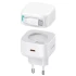 МЗП Usams US-CC202 GaN With Type-C Magnetic Retractable Cable Module XMF Ser. 35W (2USB-C) – White. Фото 1 з 8