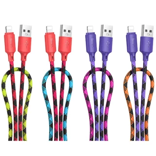Дата кабель Hoco X116 Meridian USB to Lightning 2.4A (1m) фото 1 из 2