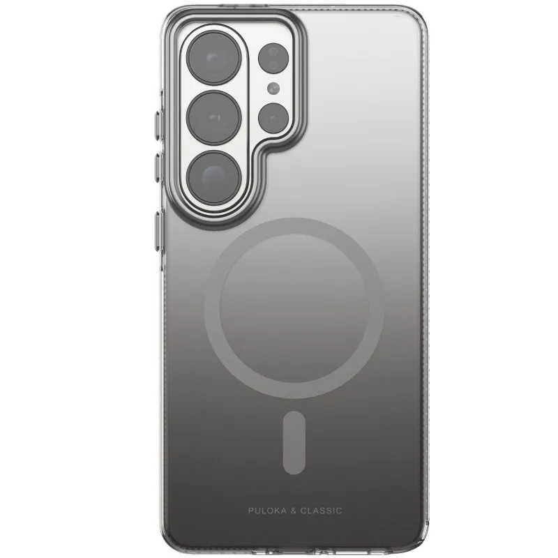 Чехол TPU+PC Puloka Resplendent with Magnetic Fit для Samsung Galaxy S26 Ultra – Dark Grey. Фото 4 из 4