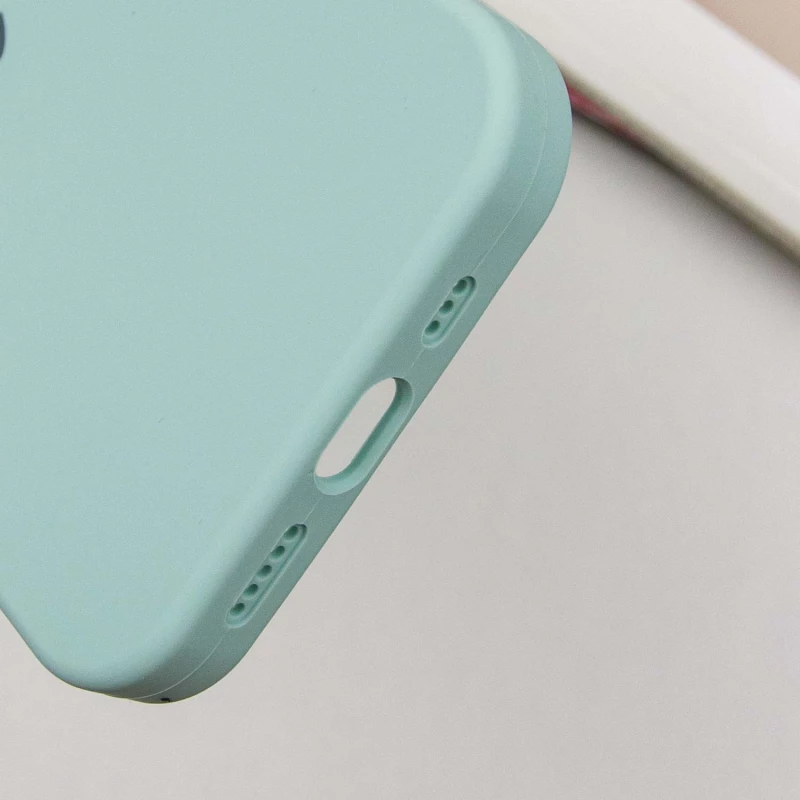 Чехол с закрытым низом Silicone Case для Apple iPhone 16 Pro Max – Бирюзовый / Beryl. Фото 6 из 6