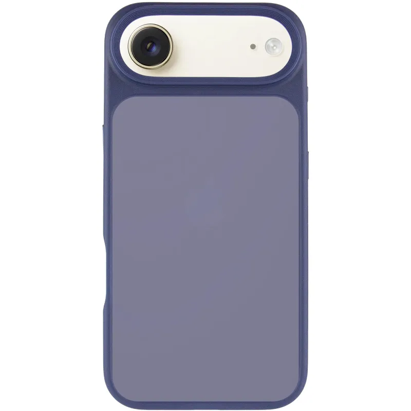 TPU+PC с металлическими кнопками для Apple iPhone 17 Air (6.5") – Синий / Navy Blue. Фото 4 из 7