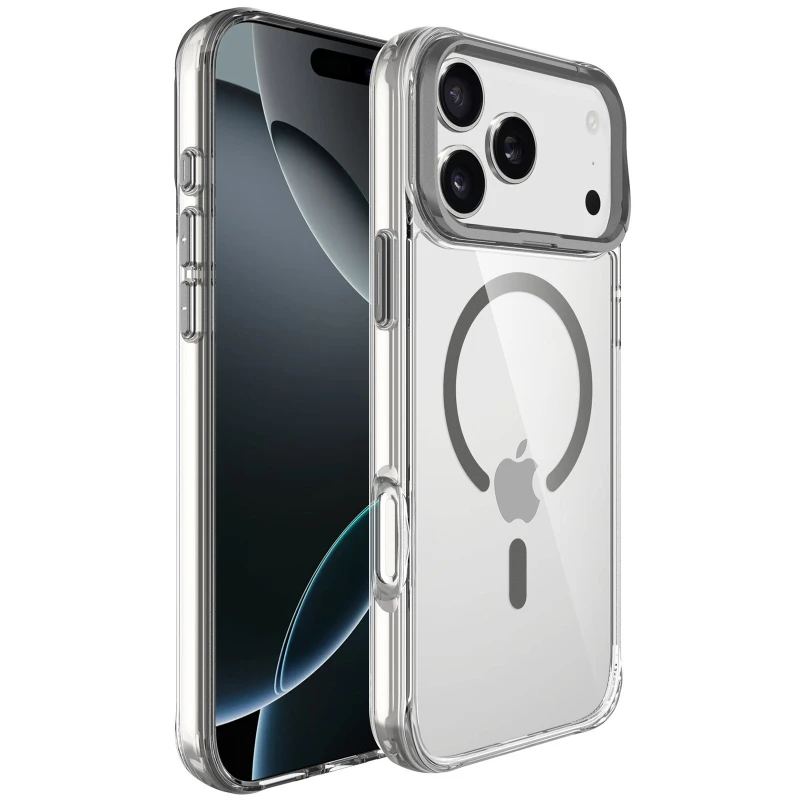 Чехол Space Case Peak with MagSafe Apple iPhone 17 Pro (6.3") – Grey. Фото 2 Чехол Space Case Peak with MagSafe Apple iPhone 17 Pro (6.3") – Grey. Фото 2 из 5