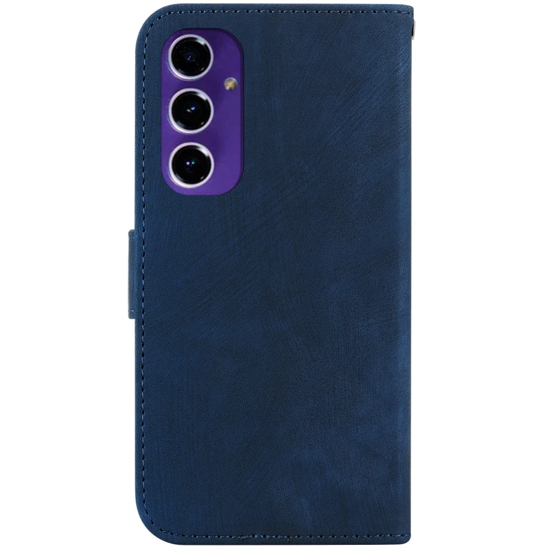 Кожаный чехол-книжка Cute Tiger для Samsung Galaxy A16 4G/5G – Dark Blue. Фото 2 из 4