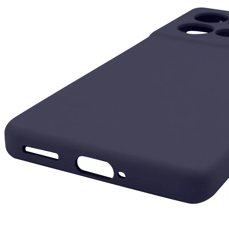 Чехол Silicone Cover Ummi Lakshmi Full Camera (AA) для Motorola Edge 50 Neo – Синий / Midnight blue. Фото 6 из 7