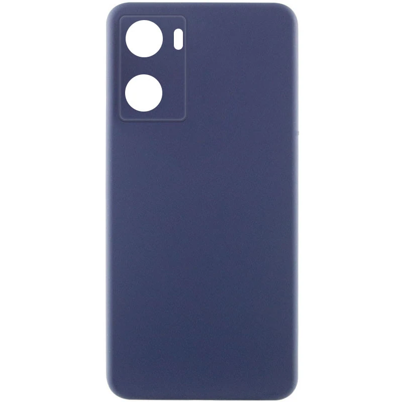 Чохол Silicone Case Lakshmi Premium із закритою камерою для Oppo A57s – Темно-синій / Midnight blue. Фото 1 з 3