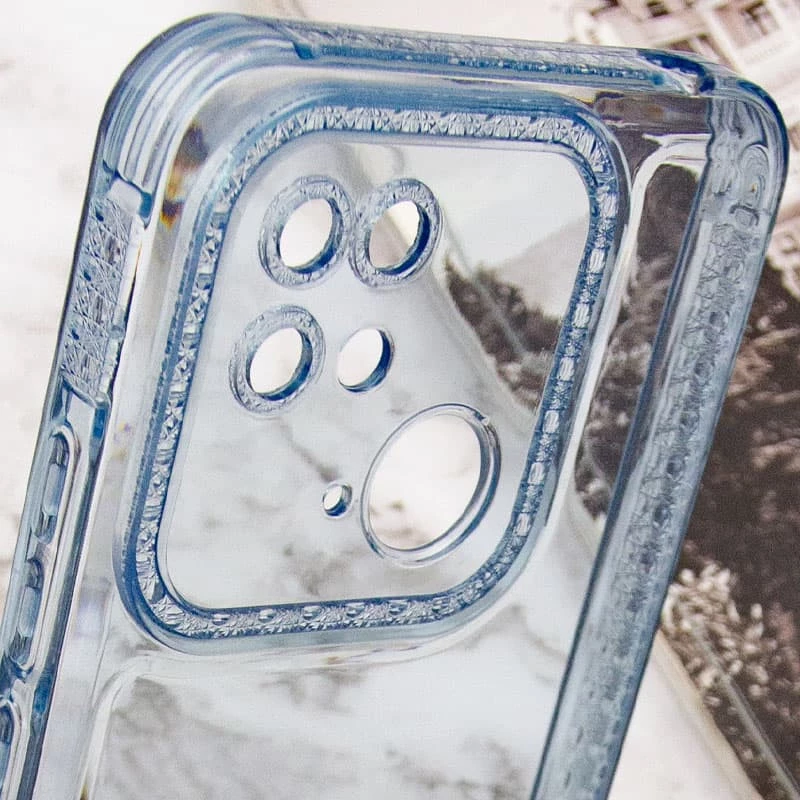 Силіконовий чохол з візерунком на Xiaomi Redmi 10C – Сірий. Фото 5 з 6