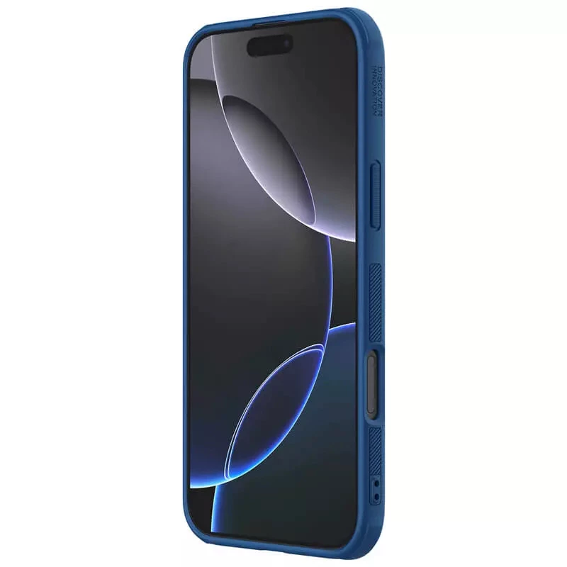 Пластиковая накладка Nillkin Pro для Apple iPhone 16 Pro Max – Синий / Blue. Фото 5 из 7